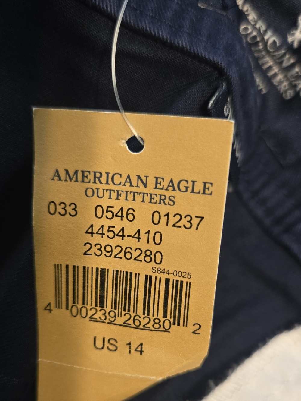 American Eagle Women's Navy Roll-Hem Midi Shorts Sz 14 NWT - Picture 10 of 10
